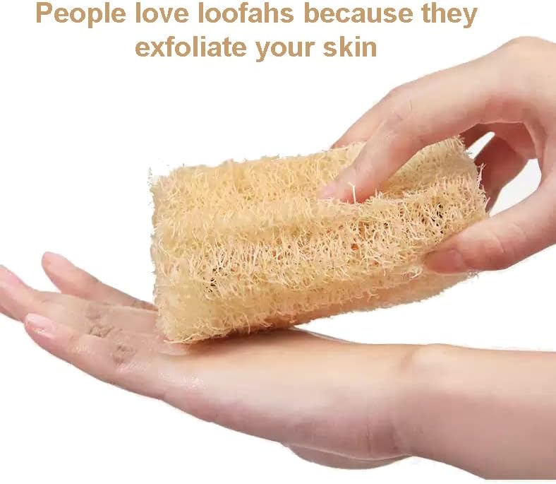 Miniatura 3 de Especial! Esponja de esponja natural de baja densidad de 2 quilates, esponja exfoliante corporal y esponja corporal de lufa, esponjas de ducha para