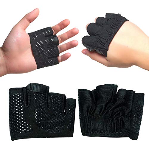 Bloomoak Gewichtheberhandschuhe - Fingerlose Crossfit Workout-Turnhandschuhe zum Gewichtheben - Handschuhe zum Schutz Ihrer Handflächen für Männer und Frauen (M)