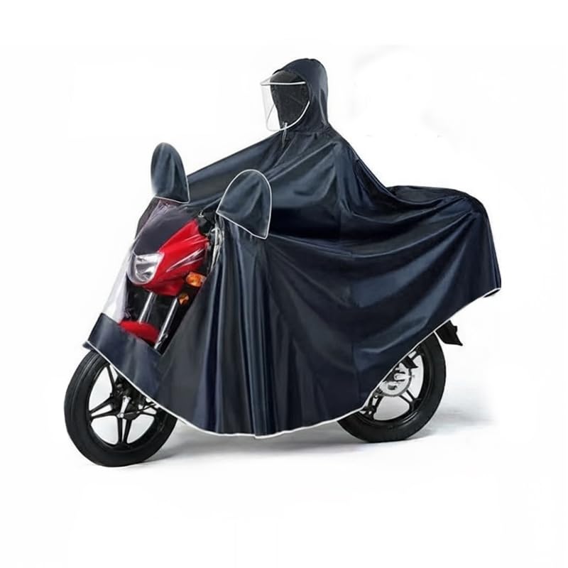 VALKEM Motorcycle Rain Poncho for Ducati Superleggera V4 – Durable Rain-Resistant Reusable Raincoat for Straddle Motorbike, Adult Hooded Rain Poncho,A Single