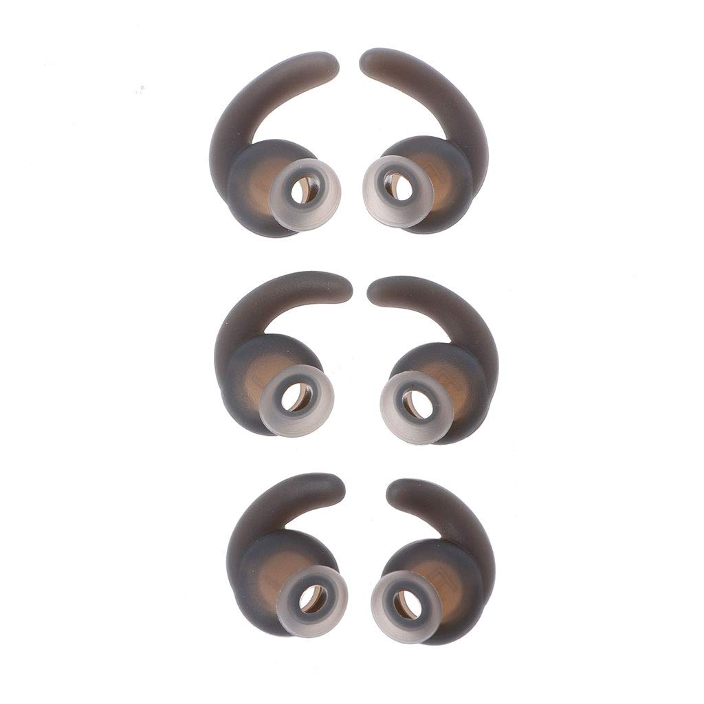 Baodanjiayou6 Pcs Silicone Ear Tip Earbud Compatible with Synchros Reflect BT Mini BT Bluetooth Headphone (Gray)