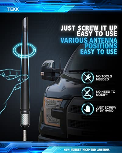 Tekk EK80AE Carbon Fiber Short Antenna Compatible thumb #5