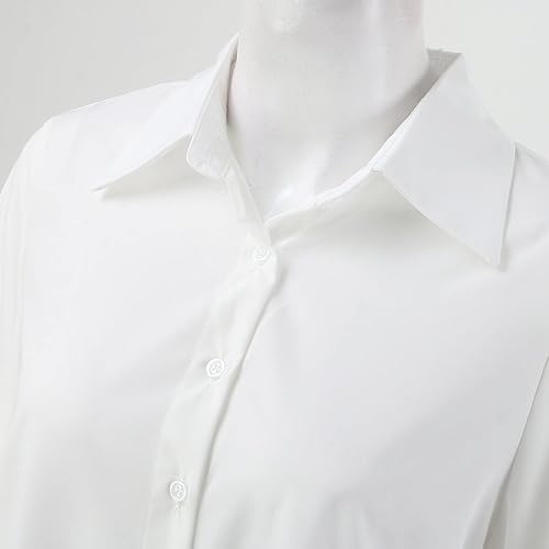 Miniatura 5 de Vestidos de verano para mujer, casual, maxi mujer, a la moda, blanco, con mangas abombadas, suelto, floral, vestido de verano para