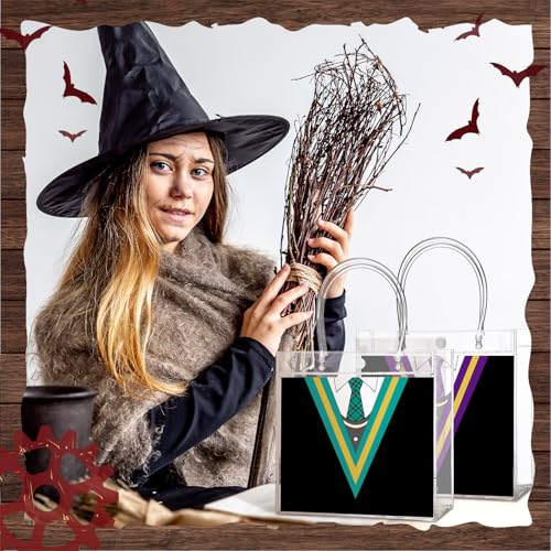 Image of Teenyyou 24 Pcs Magical Wizard Party Favor Bags with Handle Magical Wizard School Party Favors Bags for Gift Decor for Kids Boy Girl Birthday Supplies