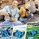 Ferngesteuertes Auto Kinder ab 3 4 5 6 Jahre mit LED Lichter | 2.4Ghz RC Auto mit 360° Drehung & 4WD Offroad | 2 Aufladbarer Batterien | Monstertruck Spielzeug Geschenk für Jungen Mädchen (Blau)
