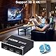 HDMI Splitter 1 in 3 Out - 4K displayport Splitter 3 monitore unterstützt HDCP 1.4 3D 4K2K@30Hz UHD 1080P für HD TV Fire Stick Xbox PS3 PS4