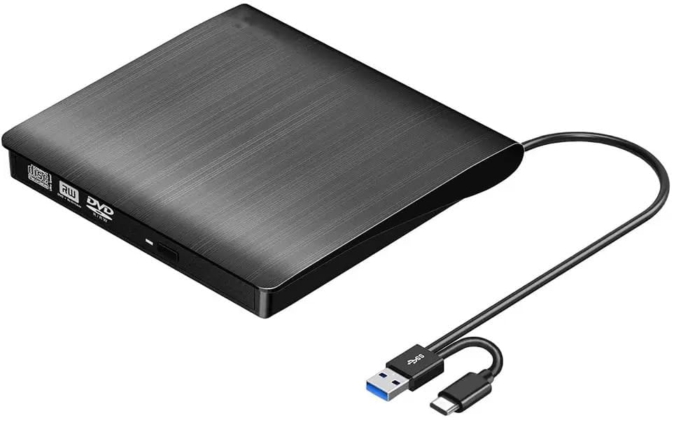 XIKKART USB 3.0 Slim Portable Optical External Drive CD/DVD-RW Writer/Rewriter/Player High Speed Data Transfer for Laptop Desktop Notebook for Windows and Mac OS External DVD Writer (USB 3.0) (B0D1GBM8XF) Amazon Price History, Amazon Price Tracker