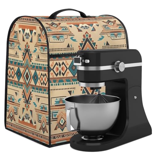 Coffee Maker Cover American Native Aztec Kitchen Appliance Covers Small Appliance Covers Blender Cover Juicer Cover Dust Covers for Kitchen Appliances with Top Handle and Pockets,Washable,C961