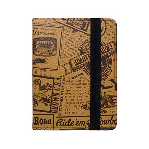 Capa Jornal Vintage Marrom Para Kindle Lev Kobo Estampado