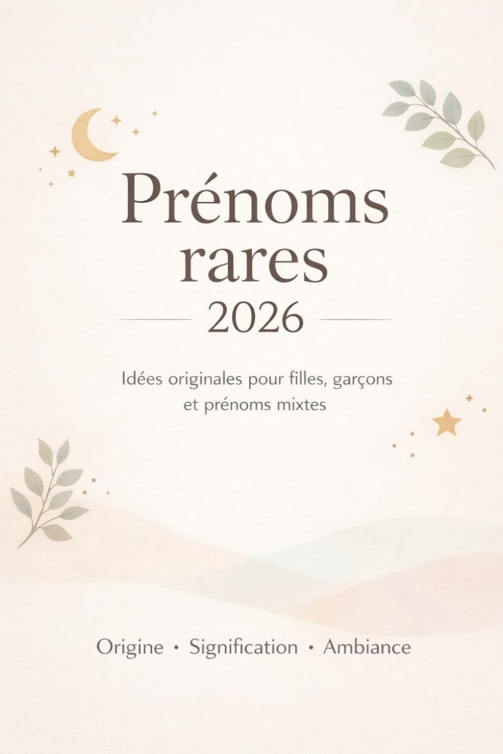 Prénoms rares 2026 Idées originales pour filles, garçons et prénoms mixtes: Des prénoms peu communs, leur signification et l’image qu’ils dégagent (prénoms bébé)