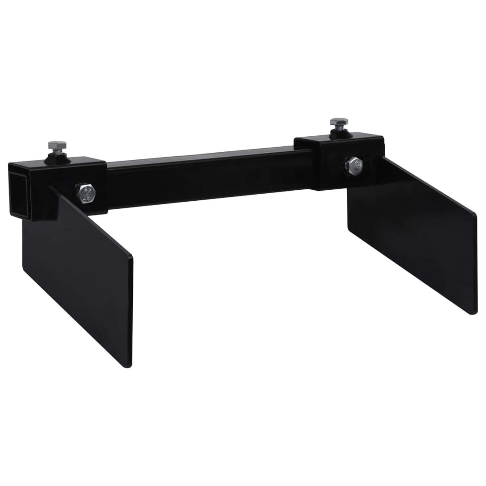 LAPOOH Schneepflugadapter für Rasentraktor Schwarz, Adapter für Schneeschild für Rasentraktor, Schneepflugadapter für Rasenmäher Mäher Schneeschild