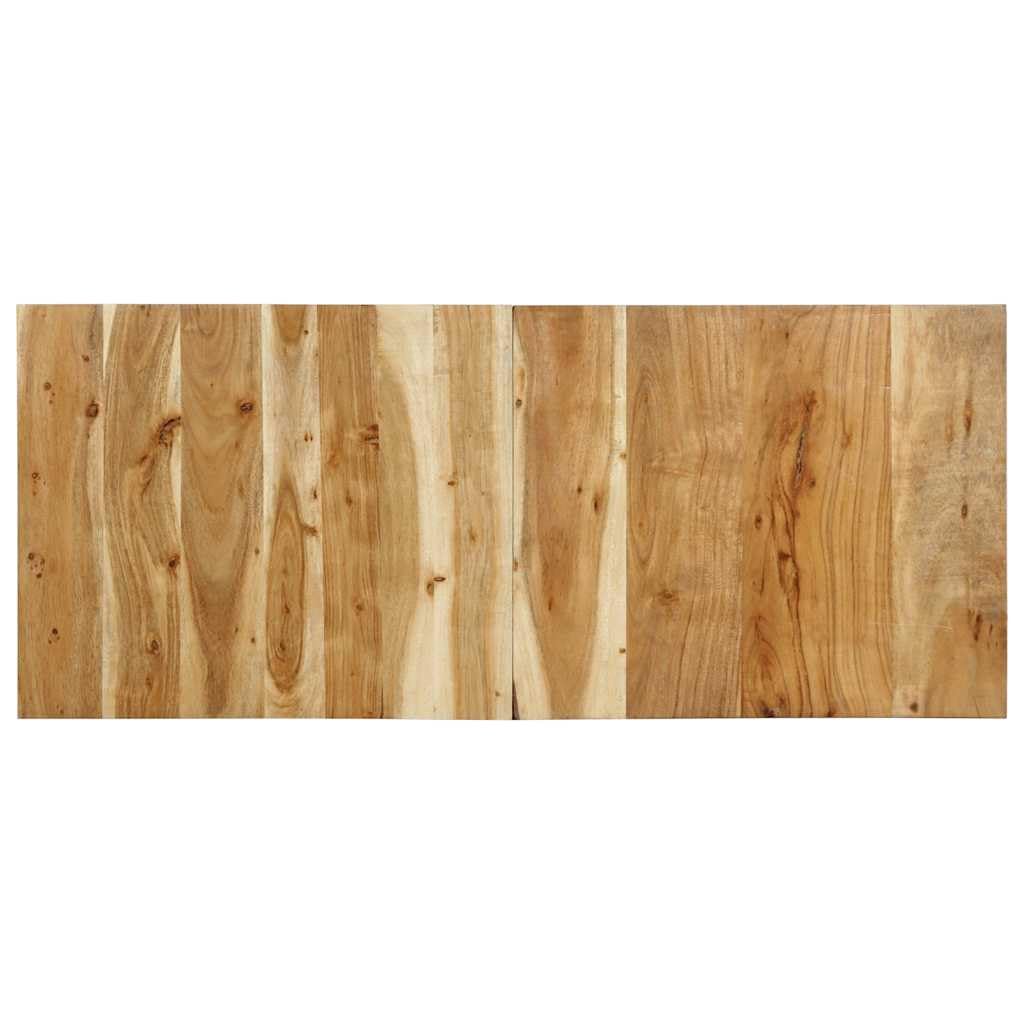 vidaXL Cabecero de Madera Maciza de Pino 120 cm Acacia, cabecero de Cama, cabecero de Madera, cabecero de Panel, Panel de cabecero