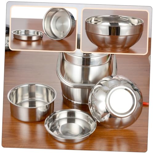 Boîte isotherme en acier inoxydable de 2,2 L à double couche pour repas - 4