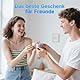 TikTok Scrolling Fernbedienung, Youtube Shorts Fingertip Clicker, Page Turner für eBook Lesen, Kamera Auslöser Controller für Foto und Video, Verbinden über Bluetooth USB C Ladung, für Smartphones