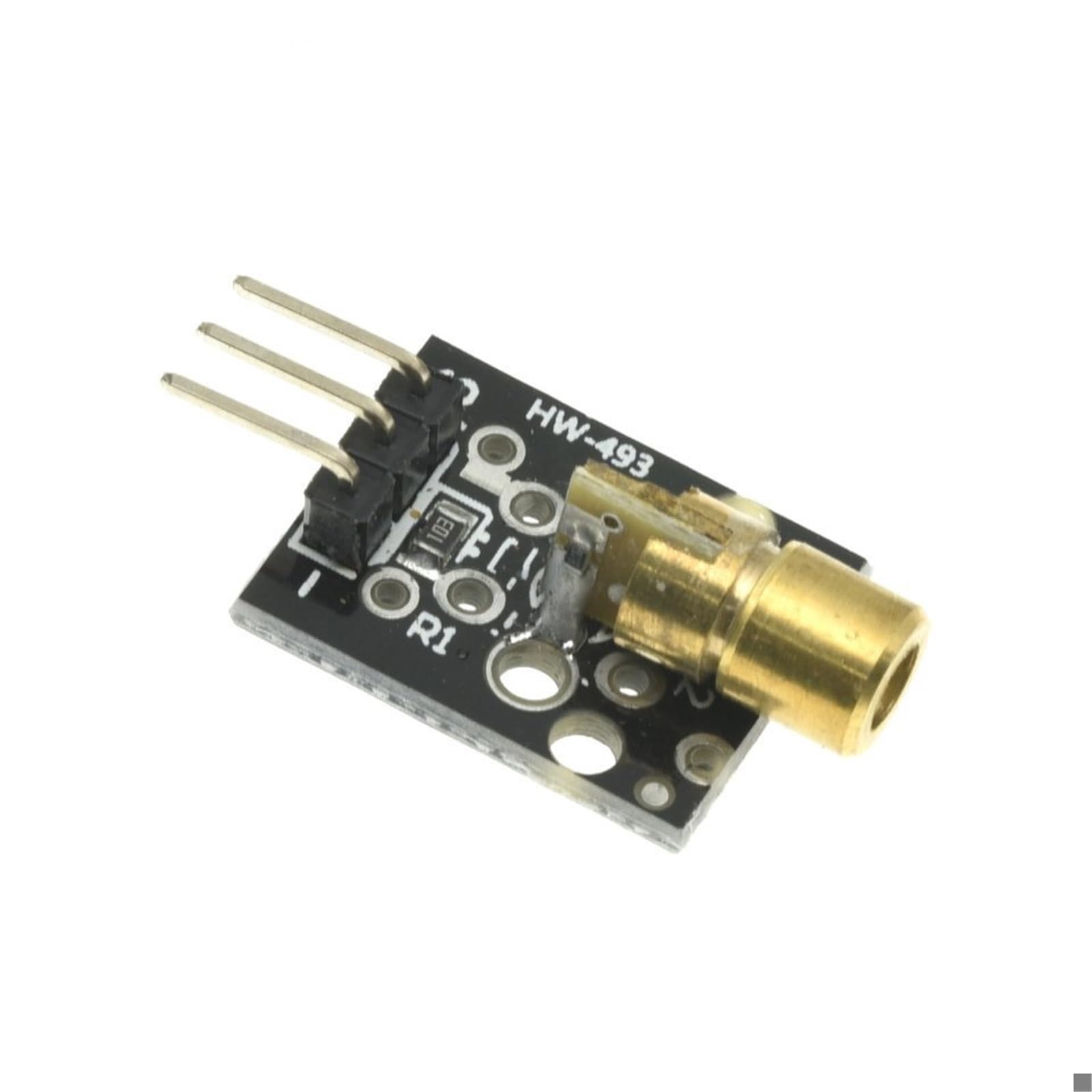 KY-008 3-poliger 650-nm-Rotlasersender, Punktdiode, Kupferkopf-Sensormodul for automatischen Spannungsregler, PIC, DIY, kompatibel mit MEGA 2560