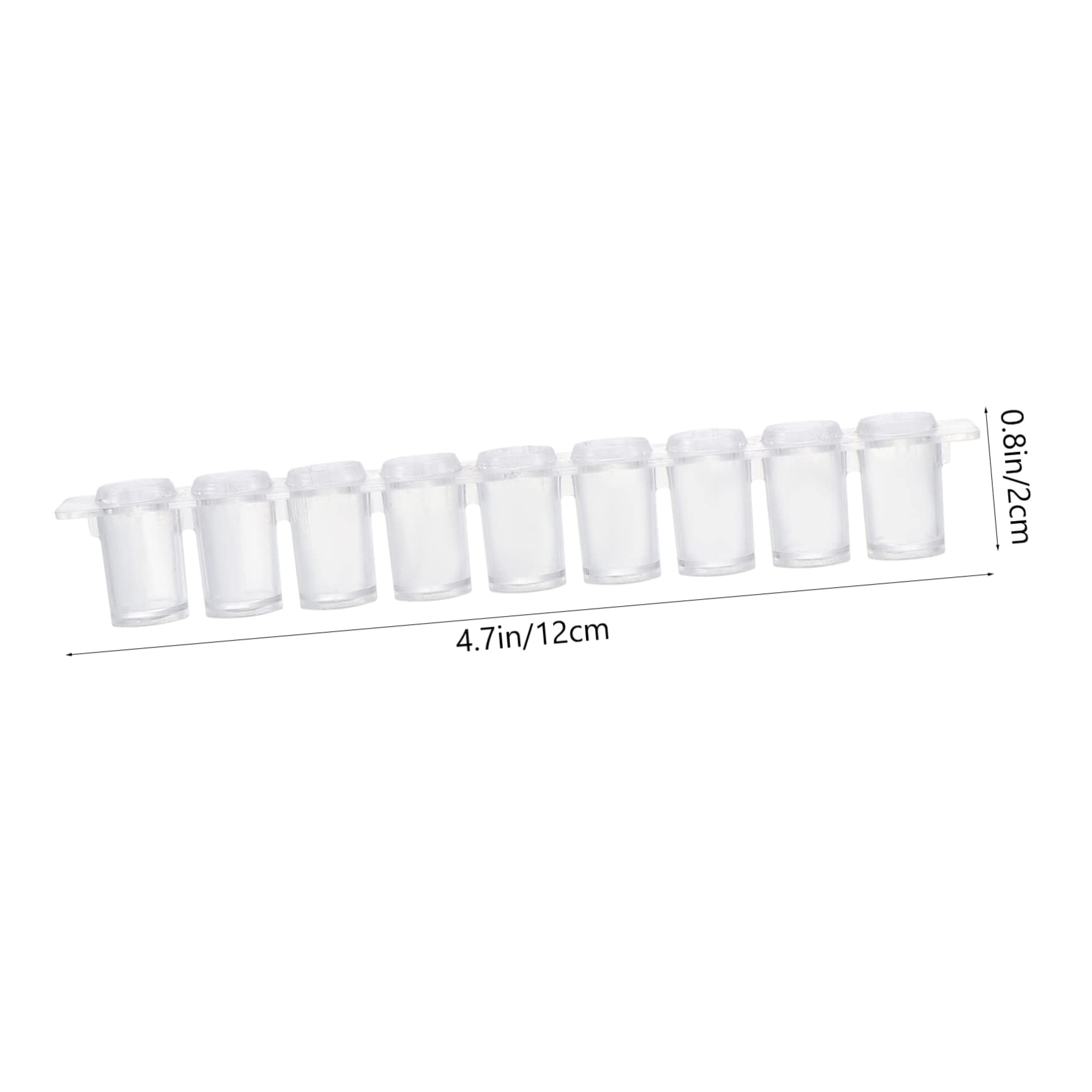 BELLIFFY 15pcs Chemical Experiment Equipment Chemical Experiment Instrument Clear Culture Plate Petri Plate 9 Hole Reaction Boards Micro Test Plate Supplies Experiment Well Plate Plastic