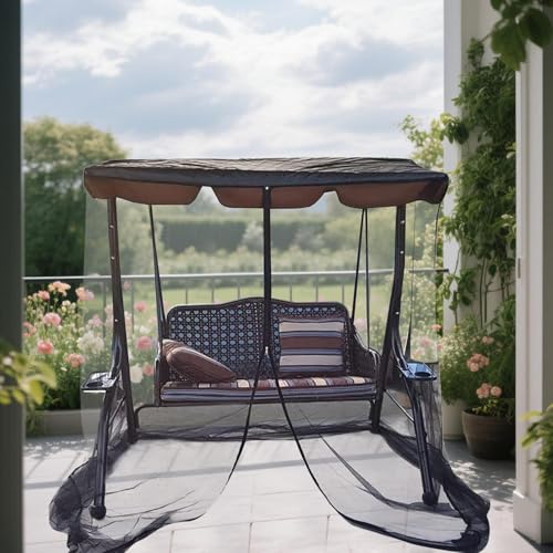 Patio Net Screen de malla con cremallera 155x125x200cm 5