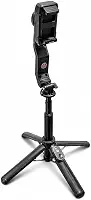 Estabilizador Gimbal para Celular 3 Eixos Bluetooth com Luz LED Integrada para Smartphone Android e iPhone