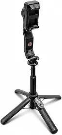 Estabilizador Gimbal para Celular 3 Eixos Bluetooth com Luz LED Integrada para Smartphone Android e iPhone