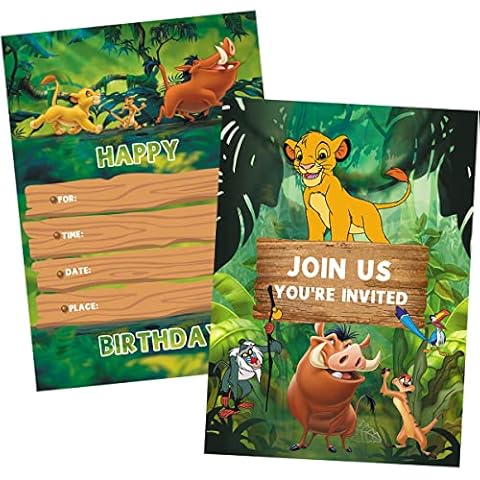 BSNRDX Tarjeta de Invitación de Animales 20 Piezas Cover