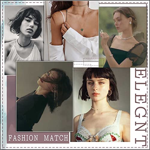 Zeshimb Punk Snake Pendant Necklace Vintage Layered Snake Choker Necklace Chain Silver Snake Necklace Gothic Snake Animal Necklace Jewelry For Women And Girls #TOP6