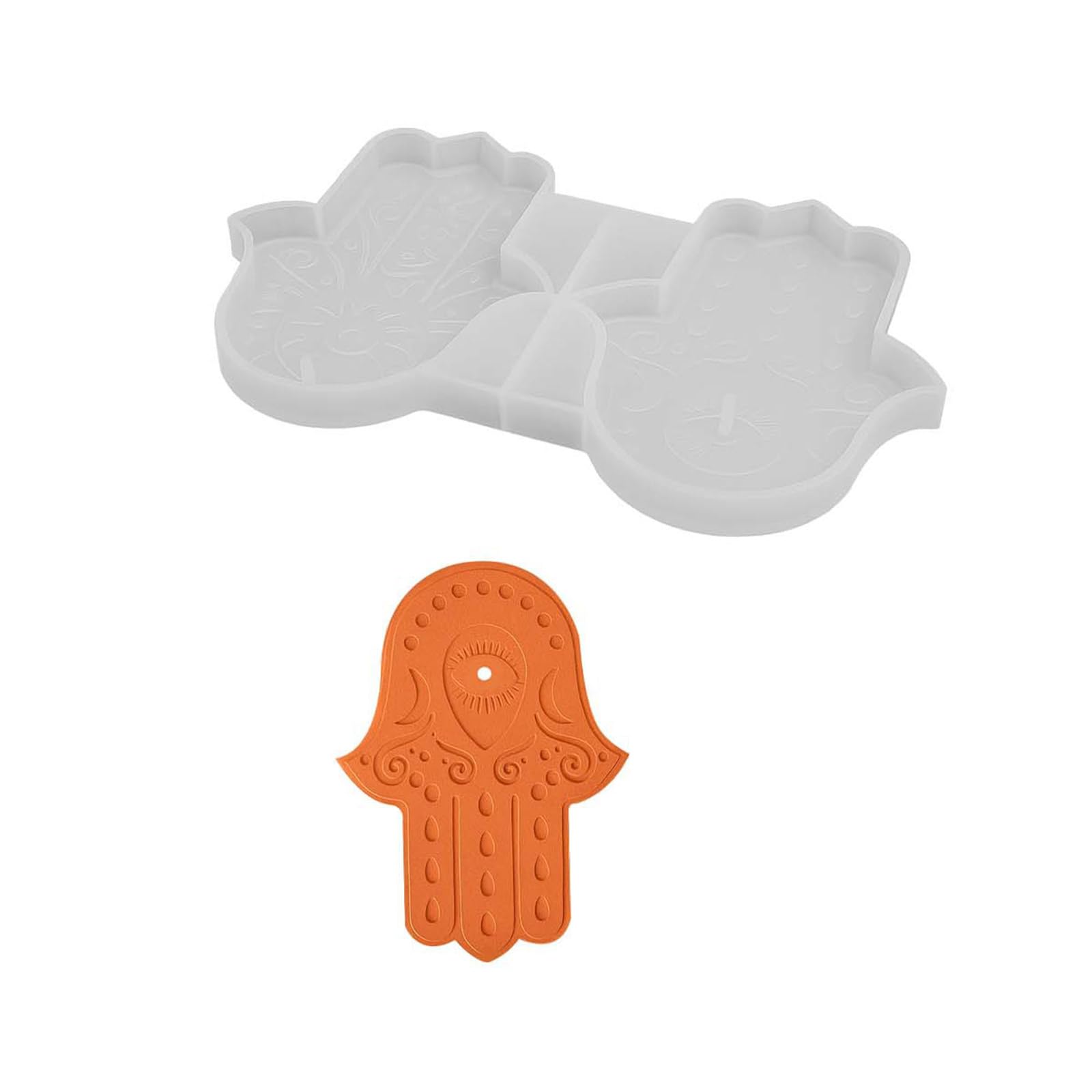 NEWFT Food Grade Elastomer Hand Of Fatima Cast For Safe Artisanal Jewelry And Craft Undertakings Simple Permanent Substance