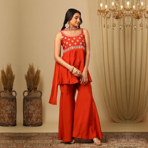 Image of Globus Women Co-ord Set (GS567530 Orange M)