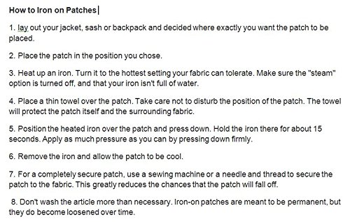 Rectangular 1 Line Custom Embroidered Name Tag Iron/Sew on Patch (Colors)