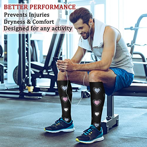 Image of Copper Compression Socks (3 Pairs), 15-20 mmhg is BEST Athletic & Medical for Men & Women, Running, Flight, Travel, Nurses - Boost Performance, Blood Circulation & Recovery