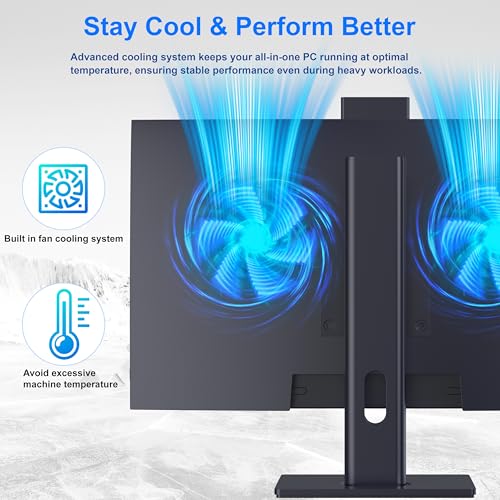 Image of 27 inch Ultra-Slim All-in-One Desktop PC,adjustable stand for office use | Core i7 16GB RAM 512GB SSD, FHD IPS Display, Pop-Up Webcam,Includes mouse and keyboard,Plug-and-Play