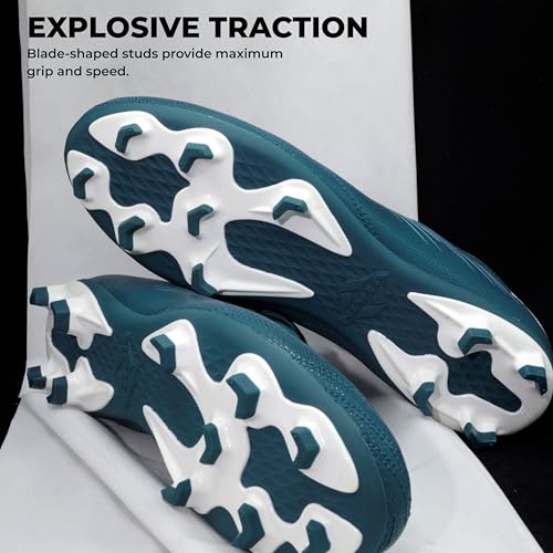 Image of Nivia Pro Encounter 10.0 Football Stud for Men /Comfortable and Lightweight /Sports Shoe