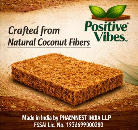 Image of Natural Coco Scrubber for Utensils - Eco-Friendly Coconut Fiber Dishwashing Pad (2)