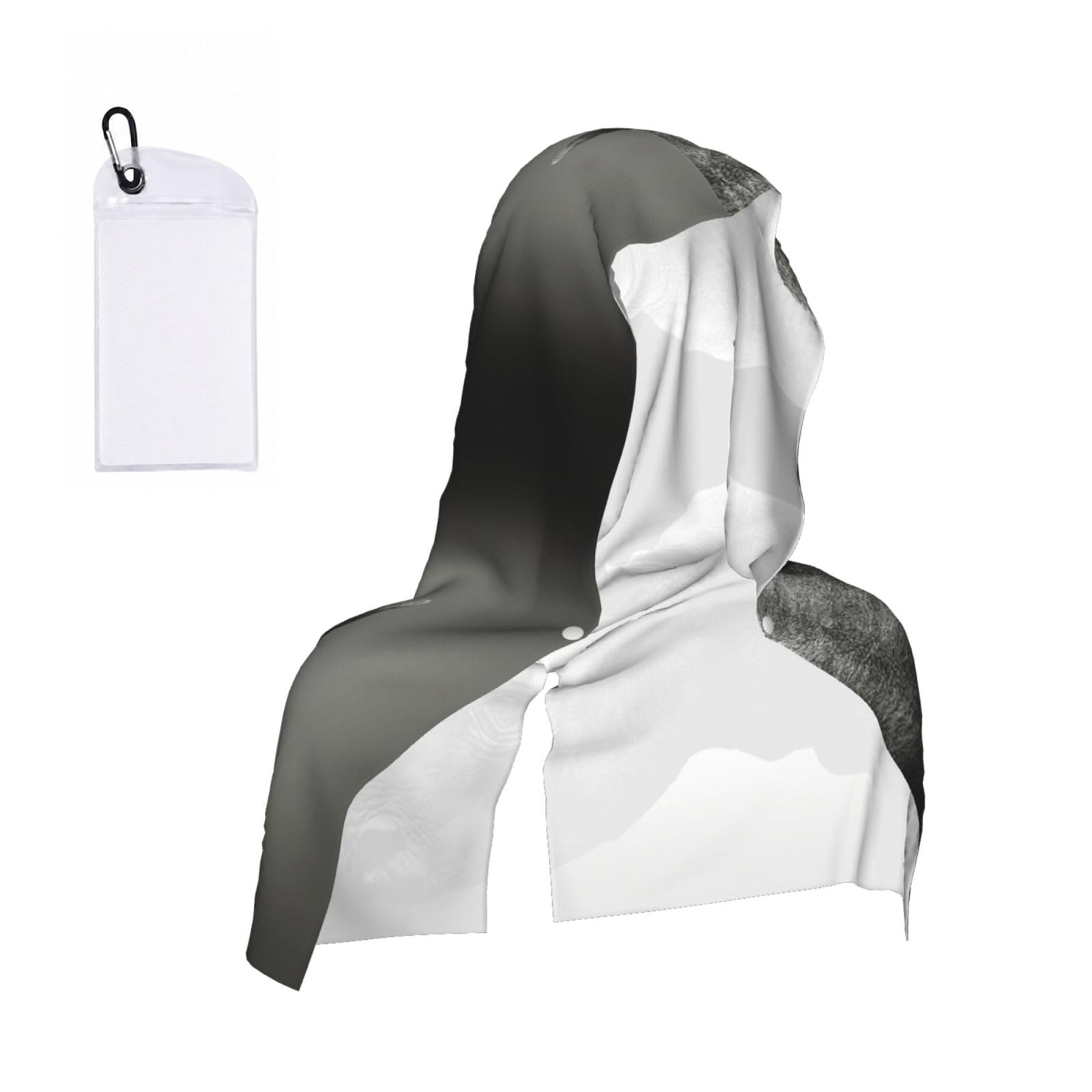 ZYJHYY South Africa Rhino Print Unisex Swimming Towel Practical Camping Towel Skin-Friendly Cooling Towel For Workout Training