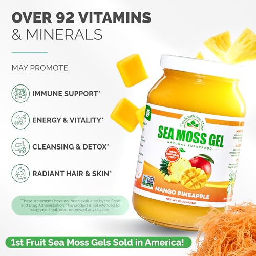 EverSmith Organics Wildcrafted Irish Sea Moss Gel (16 oz) — view 3