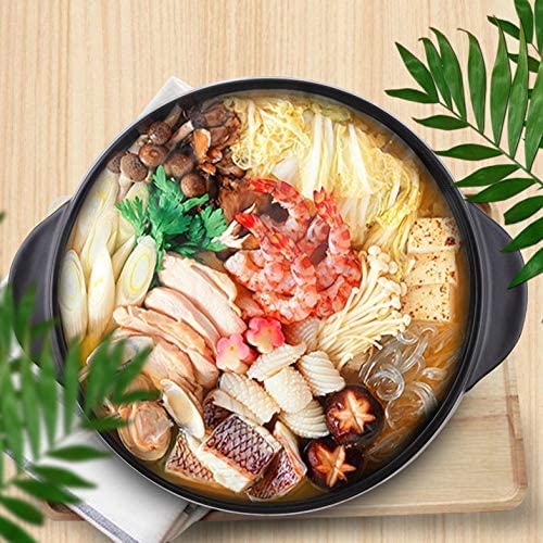 Auflauf im koreanischen Stil mit Lilie und gerösteten Blumen, den Sie verwenden können, um eine köstliche Suppe für Ihre Familie zu Kochen (Size : 0.8L) Decorate