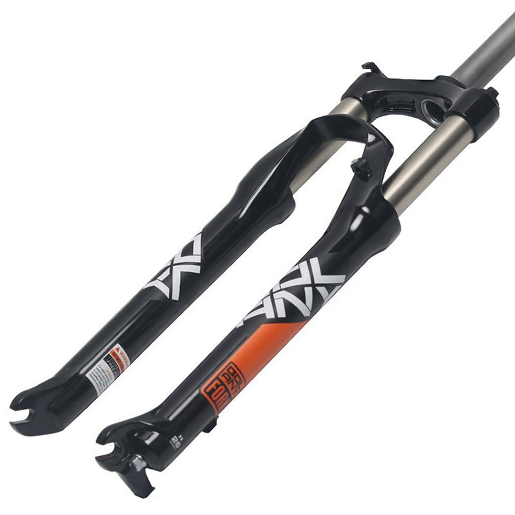 Kangxysq A Suspension Front Fork Shock Bsorber Mountain Bike Luminum Lloy Spring 1-1/8" Bicycle Ccessories (Color : Size : 26Inch)