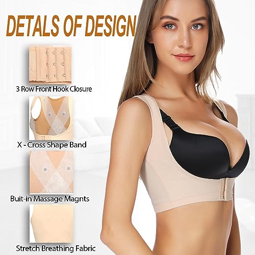 MISS MOLY Chest Brace Push up for Woemn Posture Corrector Shapewear Sleeveless Tops Back Shaper Vest3