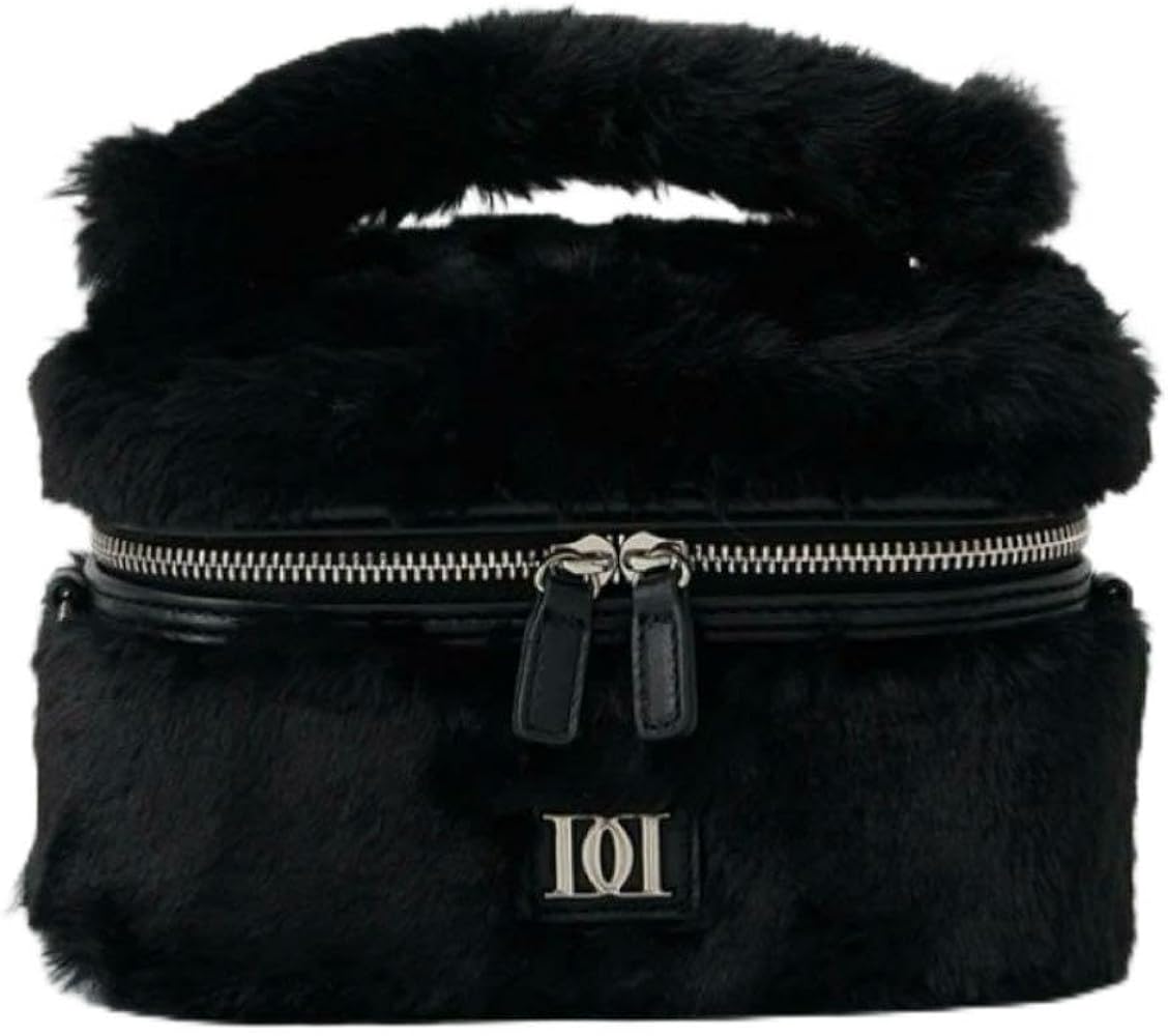 Amazon | Darich ダーリッチ フェイクファーショルダーミニバッグ BLK