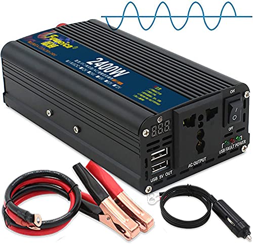 Convertisseur Pur Sinus 24V 220V | Onduleur Auto 1500W à 3500W Crête