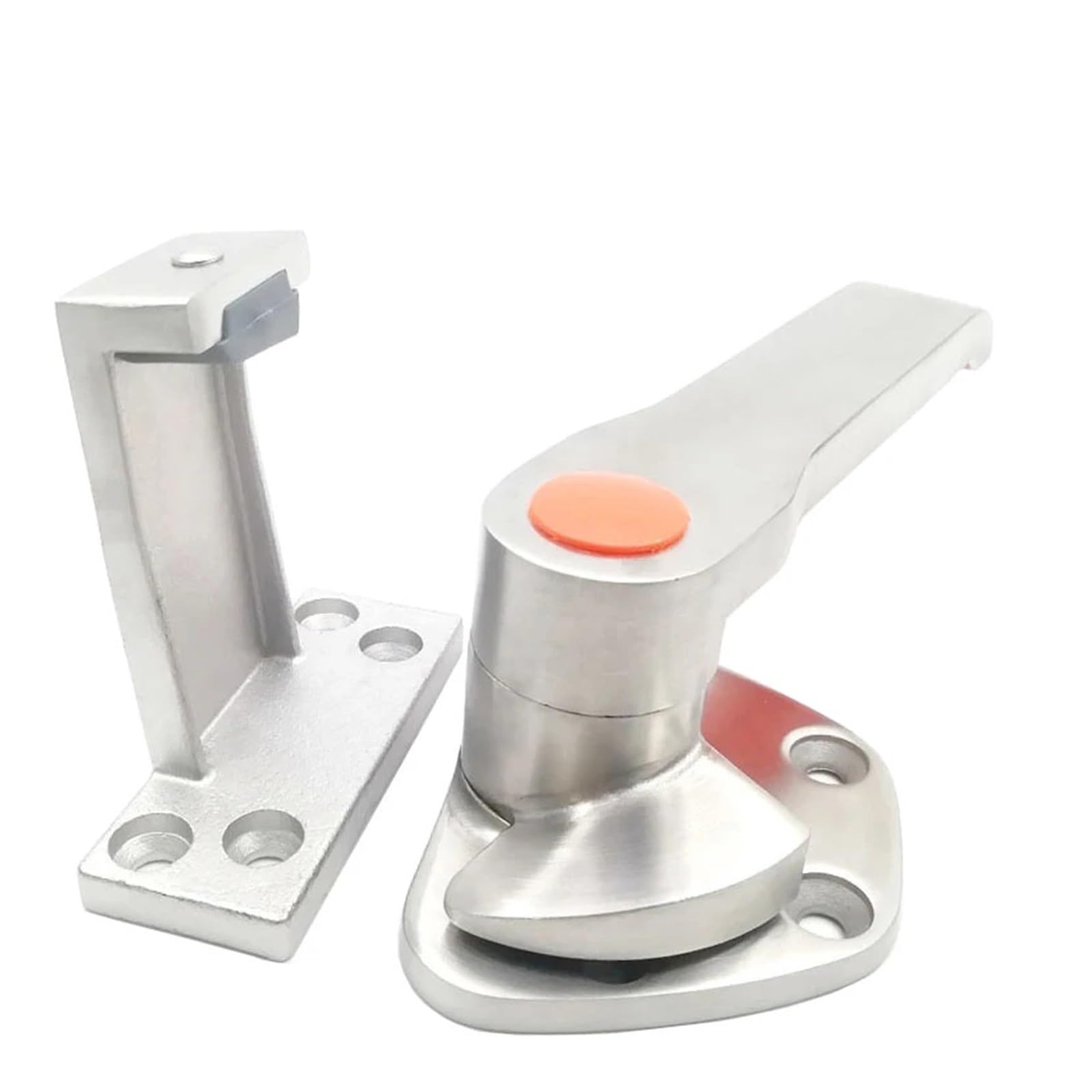 Stainless Steel Steam Box Handle Oven Door Knob Lock Cold Store Storage Hinge Cabinet Pull Cookware Repair Part(A Left)