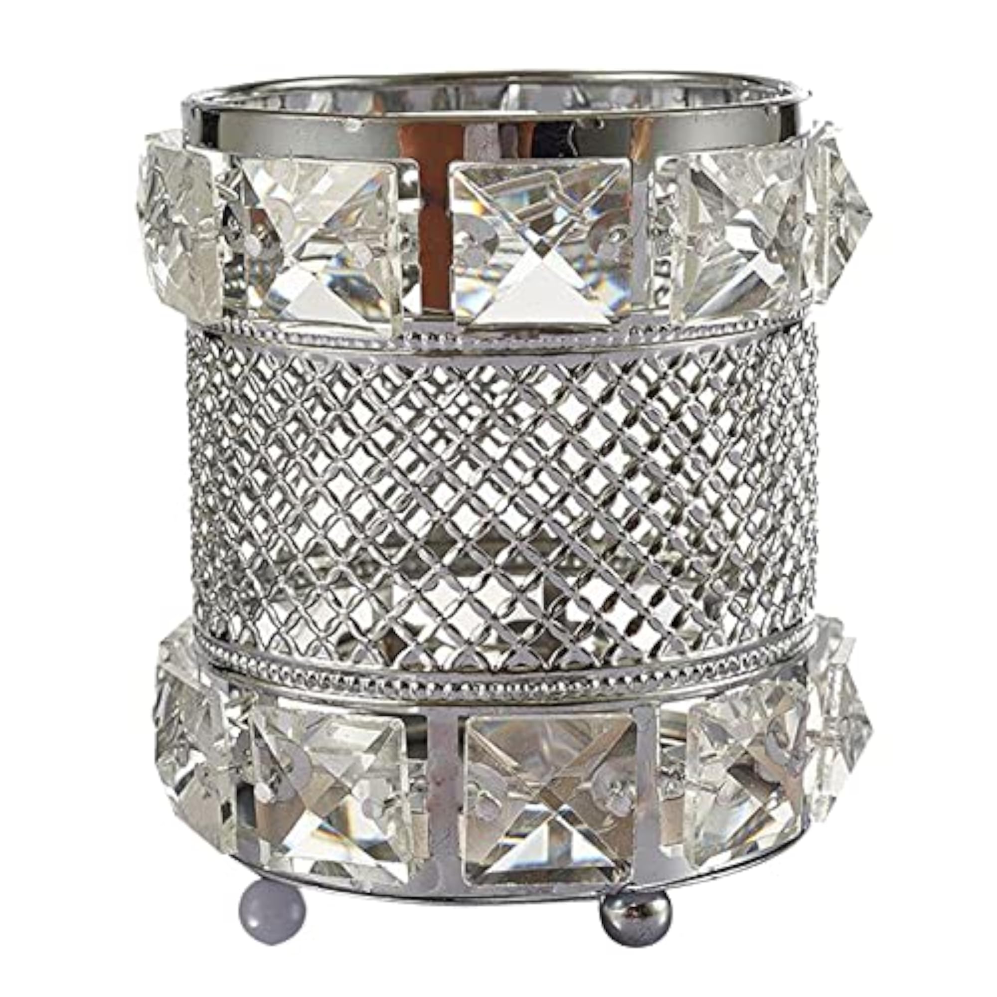 Crystal Makeup Brush Holder Organizer, Wedding Props Decor