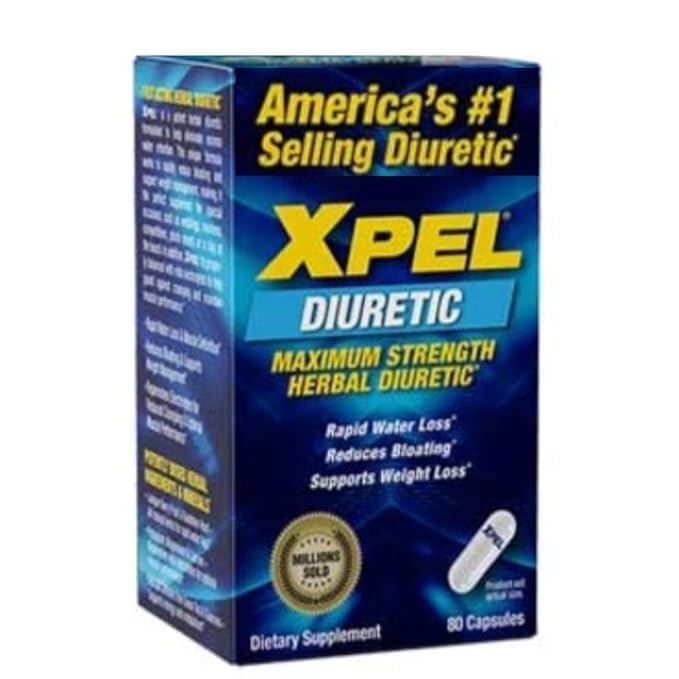 Xpël Diuretic | Maximum Strength Herbal Diuretic | (80 Capsules) Exp 07/2027-picture-33