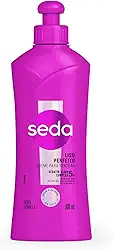 Creme Para Pentear Seda 300Ml Liso Perfeito Unit, SEDA, Branco