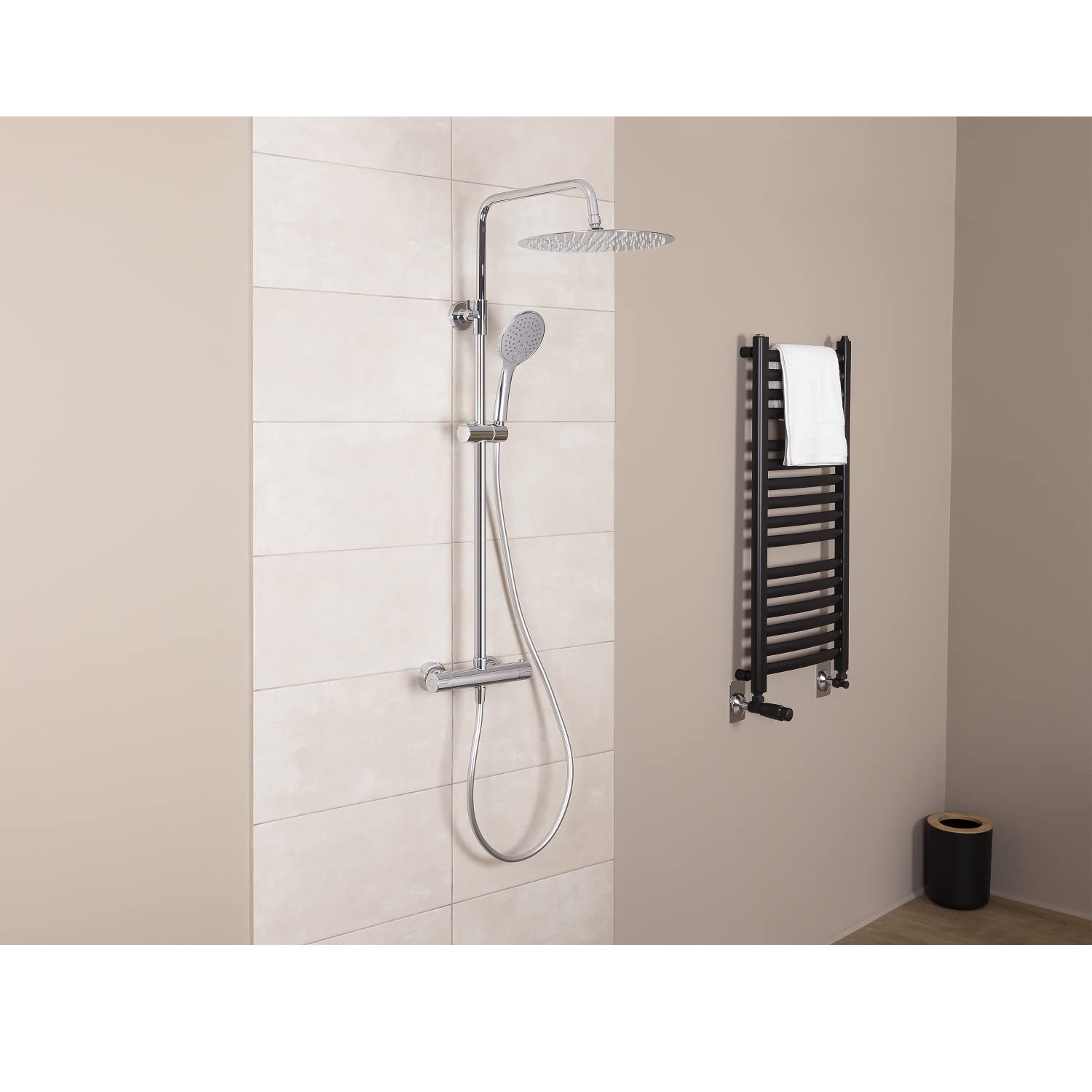Colonne de douche avec mitigeur thermostatique PALOMA by Eurosanit