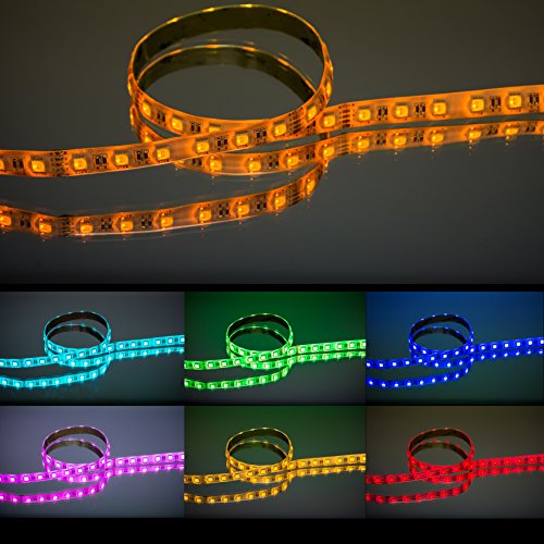 RGBW-ledstrip voor kleurintensieve verlichting, 5 meter, 24 V, IP 54