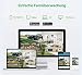 Aottom 8CH 1080P WLAN Überwachungskamera Set, 8CH 2MP NVR Kit mit 4 Außen Sicherheitskamera ohne Festplatte, IP Kamera Outdoor, Beweungsmelder, 30m IR Nachtsicht, IP 66 Wasserdicht, kostenlos App