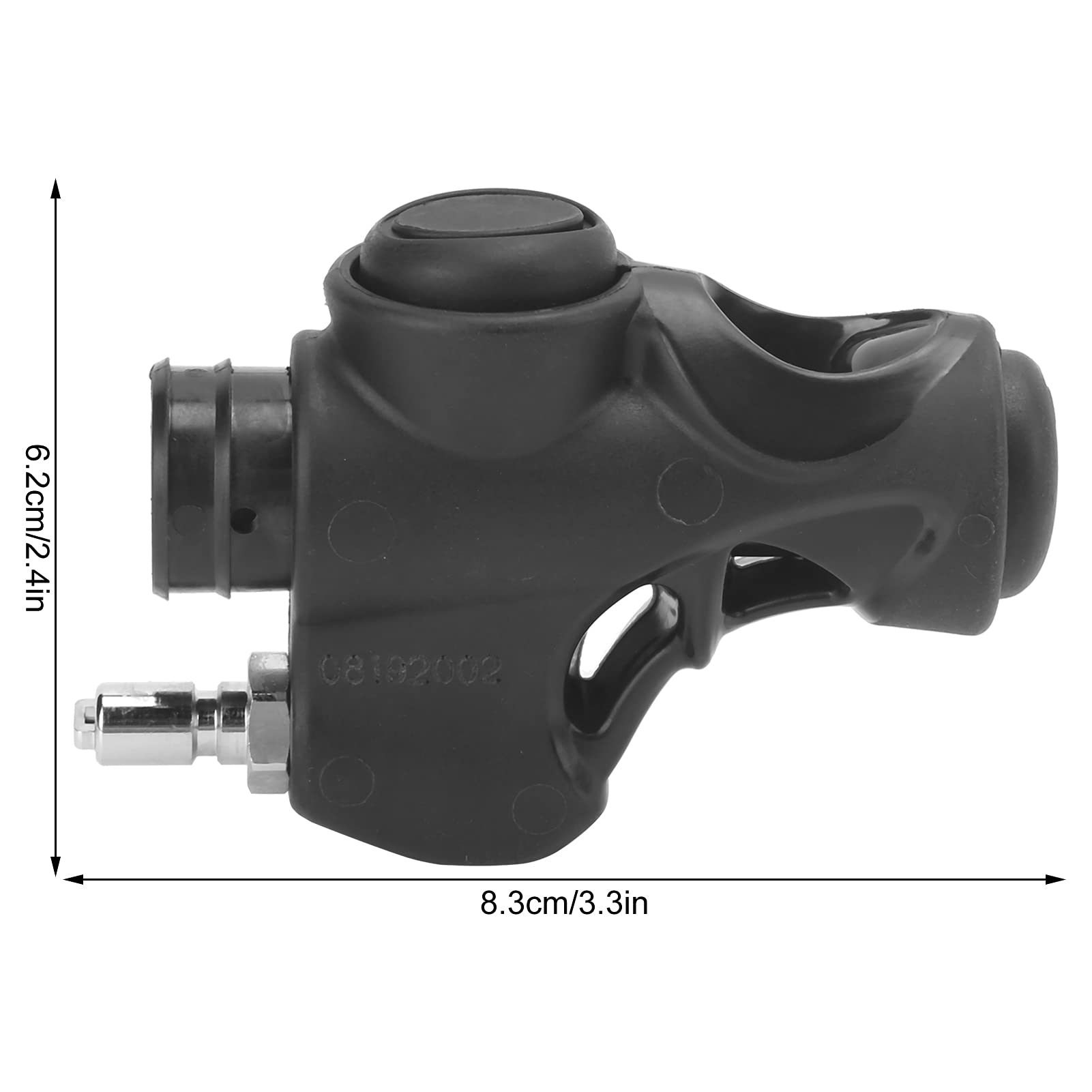 QANYEGN BCD Low Pressure Charges and Vent Valve, Scuba Diving BCD Power Inflator Low Pressure Mini K Shaped Valve for 3/4in Hose
