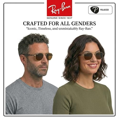 Image of Ray-Ban RB3548N HEXAGONAL FLAT LENSES Square-Round Shape Sunglasses for Men & Women with Official Eyewear Kit