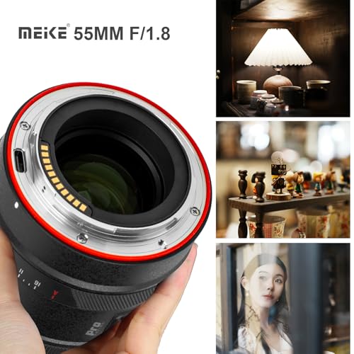 Image of Meike 55mm F1.8 Pro Full Frame AF STM Stepping Motor Lens High Resolution 8K Auto Focus Fixed Prime Portrait Lenses for Nikon Z Mount Mirrorless Cameras Z5 Z6 Z7 Z6II Z7II Z9 Z30 Z50 Z fc