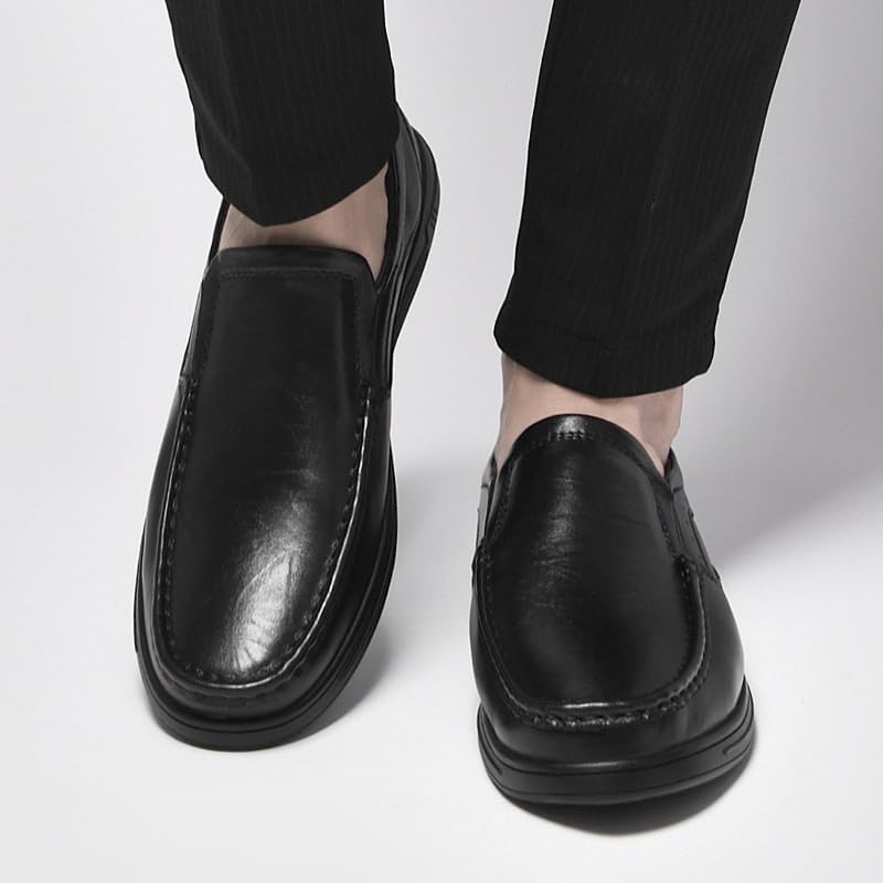 Men's Fashion Classic Leather Oxford Shoes Mens Summer Color Solid Business Fashion Style Dress Shoes Non-Slip Business Working Derby Shoes2