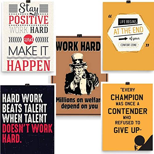 Motivational Office Posters Set of 5 A3 Craxy Store Amazon.in Home